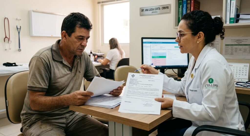 O que deve constar no laudo médico para auxílio-doença? 1 laudo médico